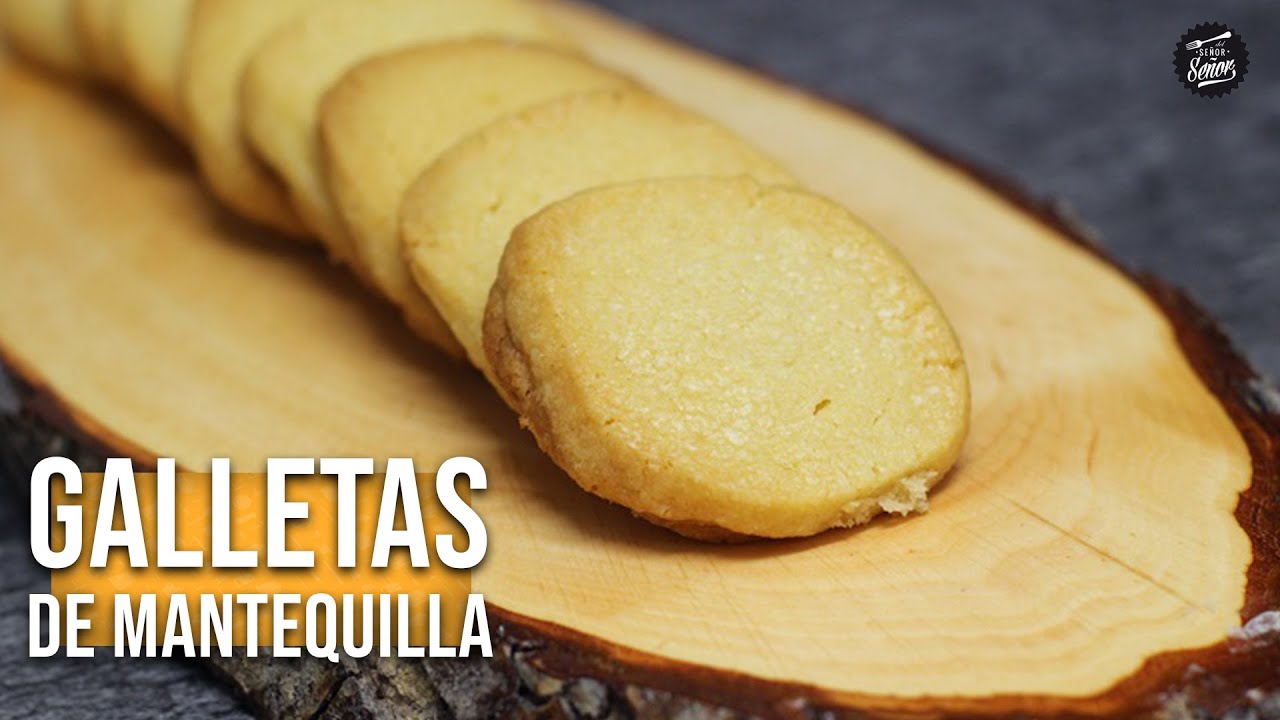 GALLETAS DE MANTEQUILLA sin huevo 🍪 Receta FÁCIL Y RÁPIDA