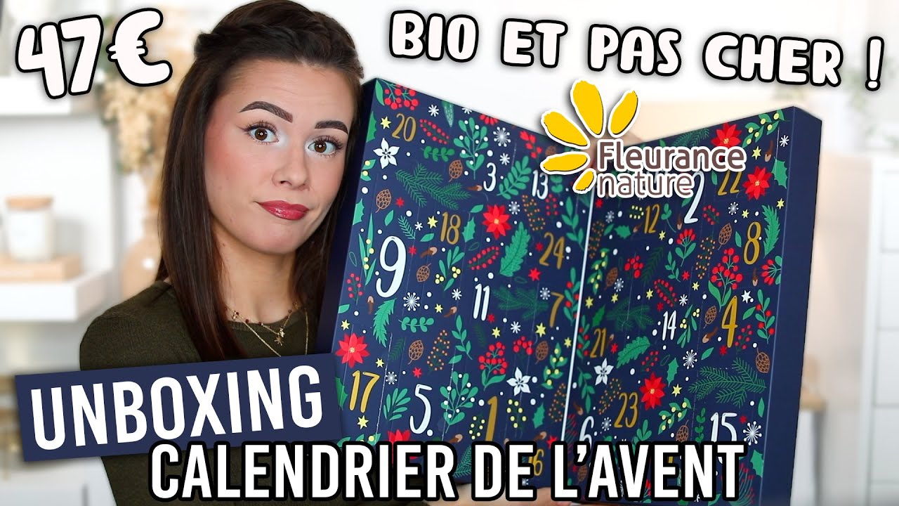 UNBOXING Calendrier de l’avent bio & naturel Fleurance Nature 47€ 🌱