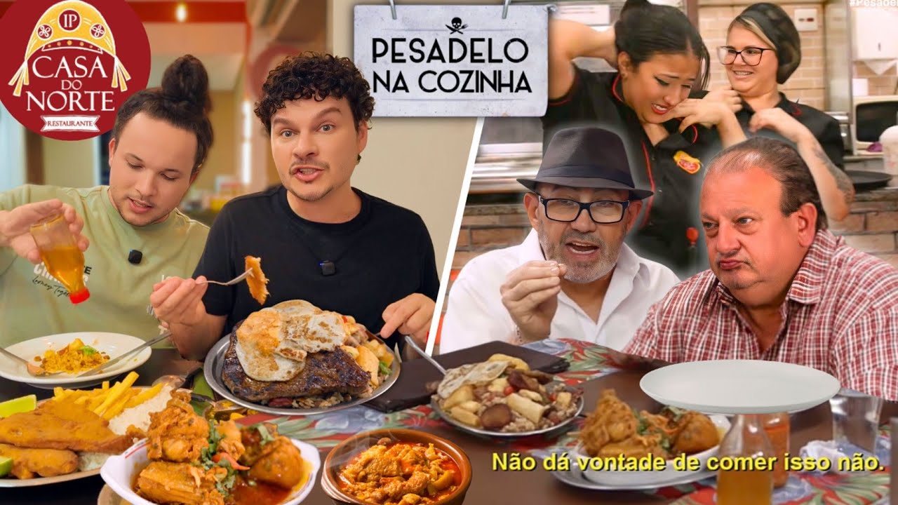 VISITANDO RESTAURANTE CASA DO NORTE DO PESADELO NA COZINHA DA NOVA TEMPORADA 2026 - Vale a pena?