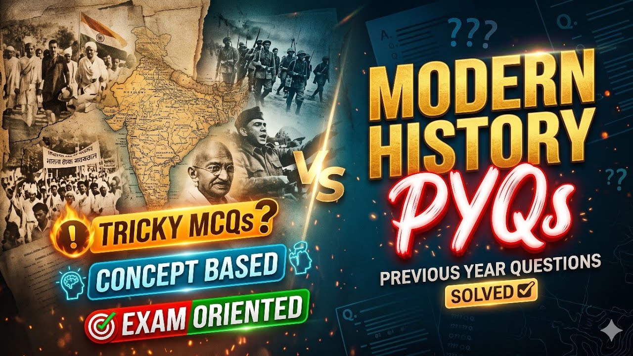 Modern Indian History MCQs  | Important Questions for Competitive Exams #indianhistory #history #ssc