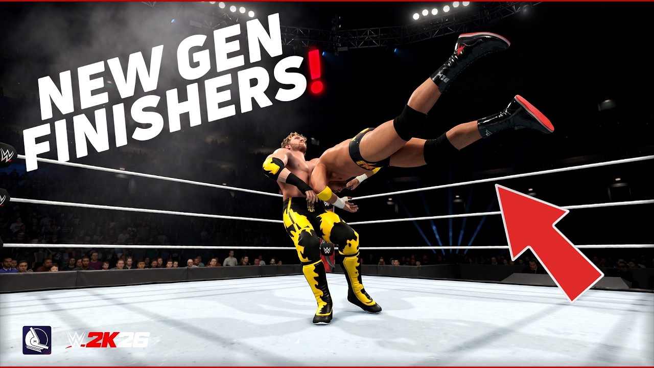 WWE 2K26 &mdash; Топ-25 лучших финишеров для нового поколения консолей в игре.