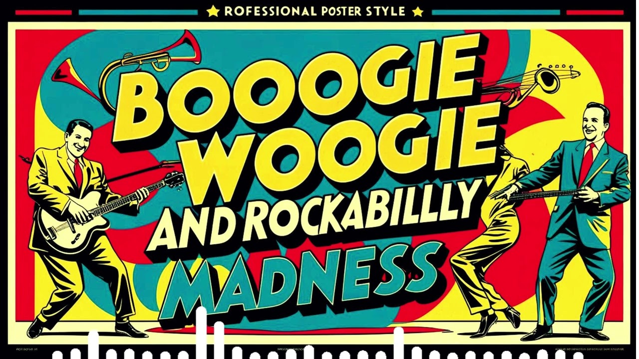 Boogie Woogie Rockabilly Madness 🎹 Retro Dance Instrumental Mix