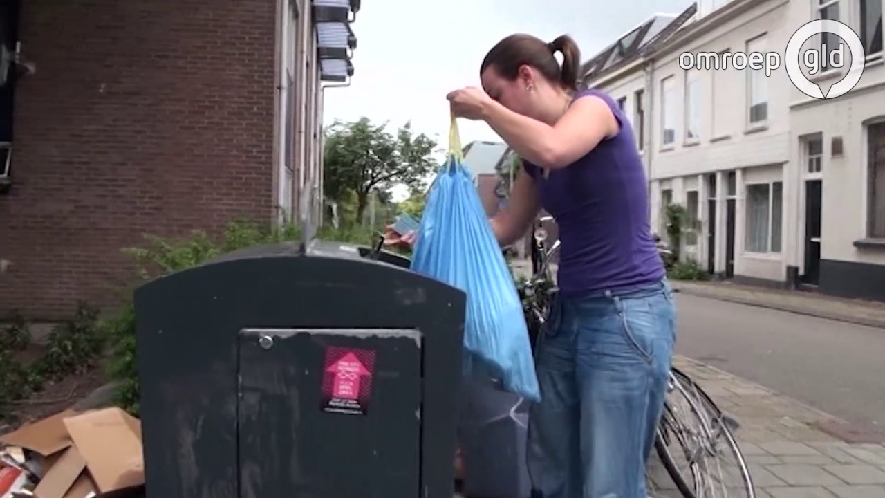 Arnhem haalt slot van ondergrondse afvalcontainer