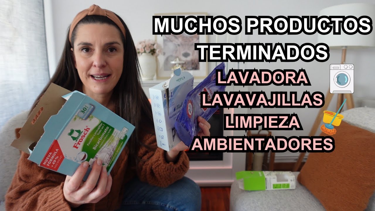 MUCHOS PRODUCTOS TERMINADOS, LAVADORA, LAVAVAJILLAS, LIMPIEZA, AMBIENTADORES...