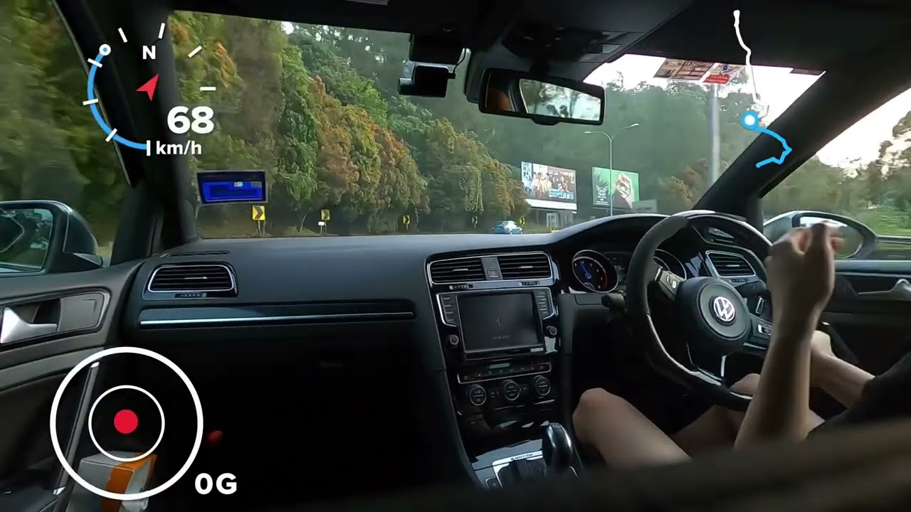 VOLKSWAGEN GOLF R GENTING UPHILL TOUGE #gentinghighland #touge #volkswagen #golfr