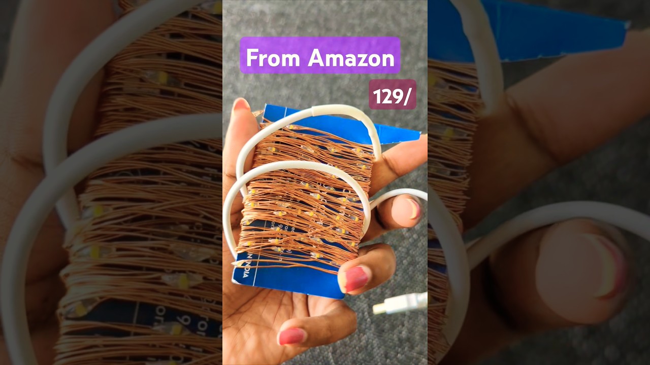 LED String lights 10M 💡#trending #decor #roomdecor #new #shorts #led#diy#electronic#wwe #ashish #art