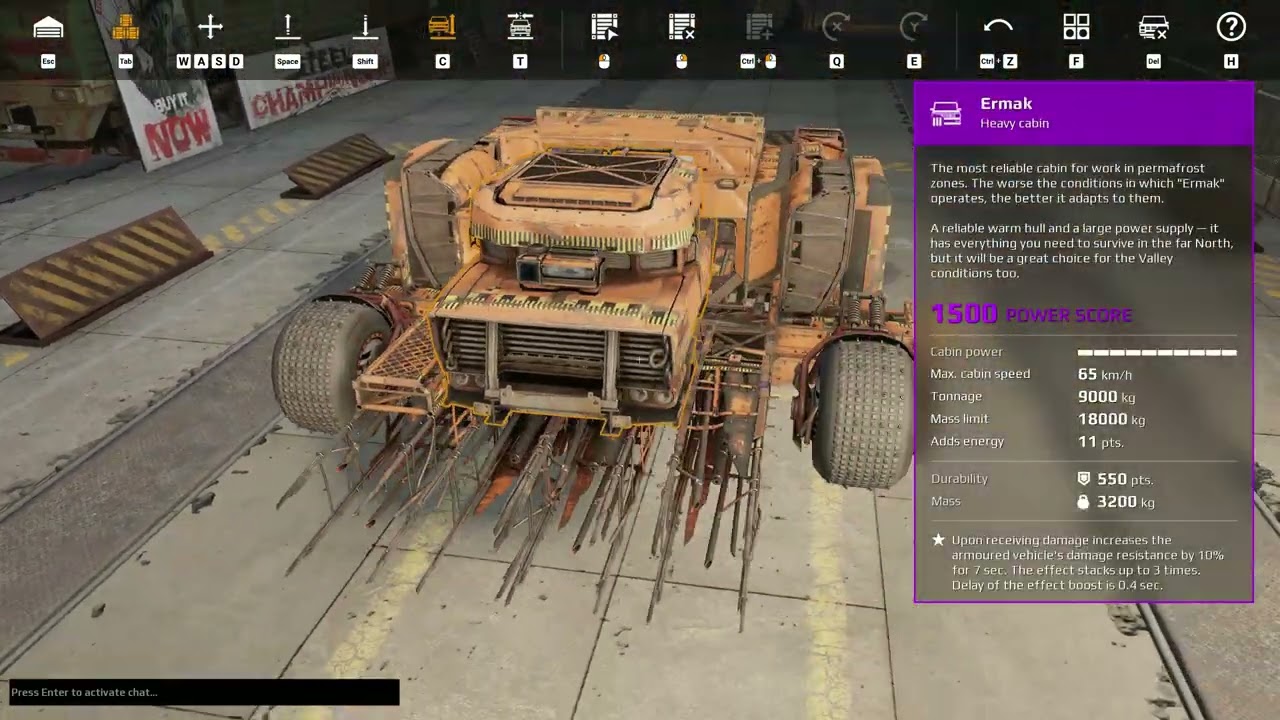 Crossout / Ermak Speed Grinder / How to build