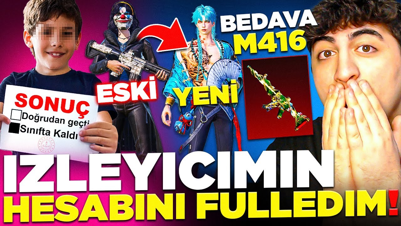 SINIFTA KALAN İZLEYİCİME YENİ M416'YI BEDAVAYA ALIP HESABINI FULLEDİM! | PUBG Mobile