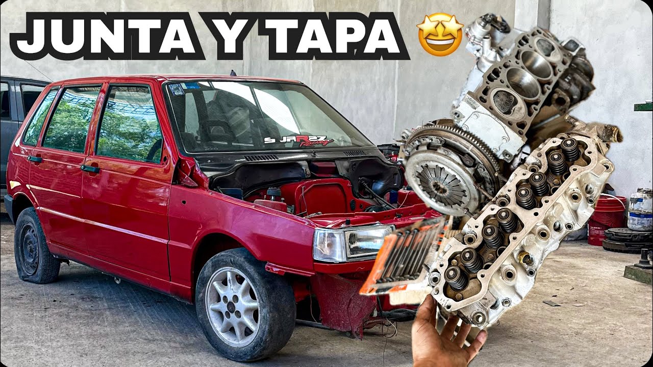 ARMANDO la TAPA DE CILINDROS del FIAT UNO, FALTA LA LEVA 🥲