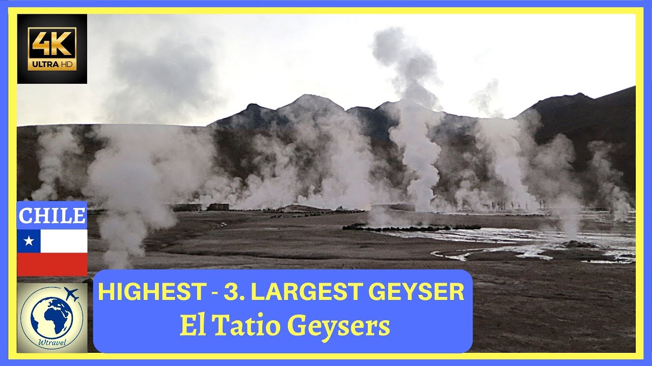 3.LARGEST GEYSER [4K] (El Tatio Geysers, San Pedro de Atacama,Wtravel