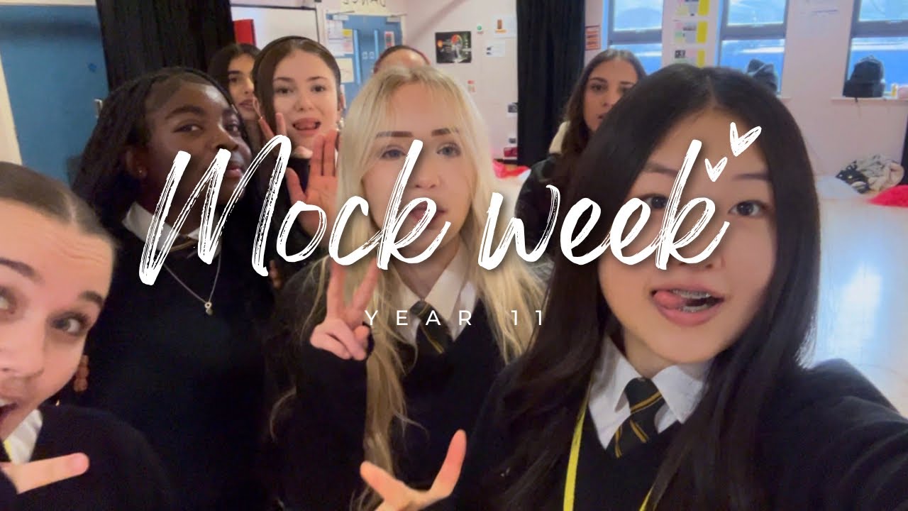 ᰔBritish Year 11 MOCK week VLOG! ᰔ