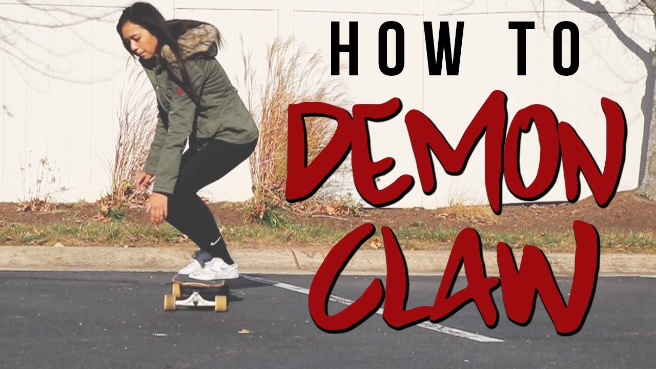 How To Longboard: Demon Claw Freestyle Dance Trick Tip (EASY)
