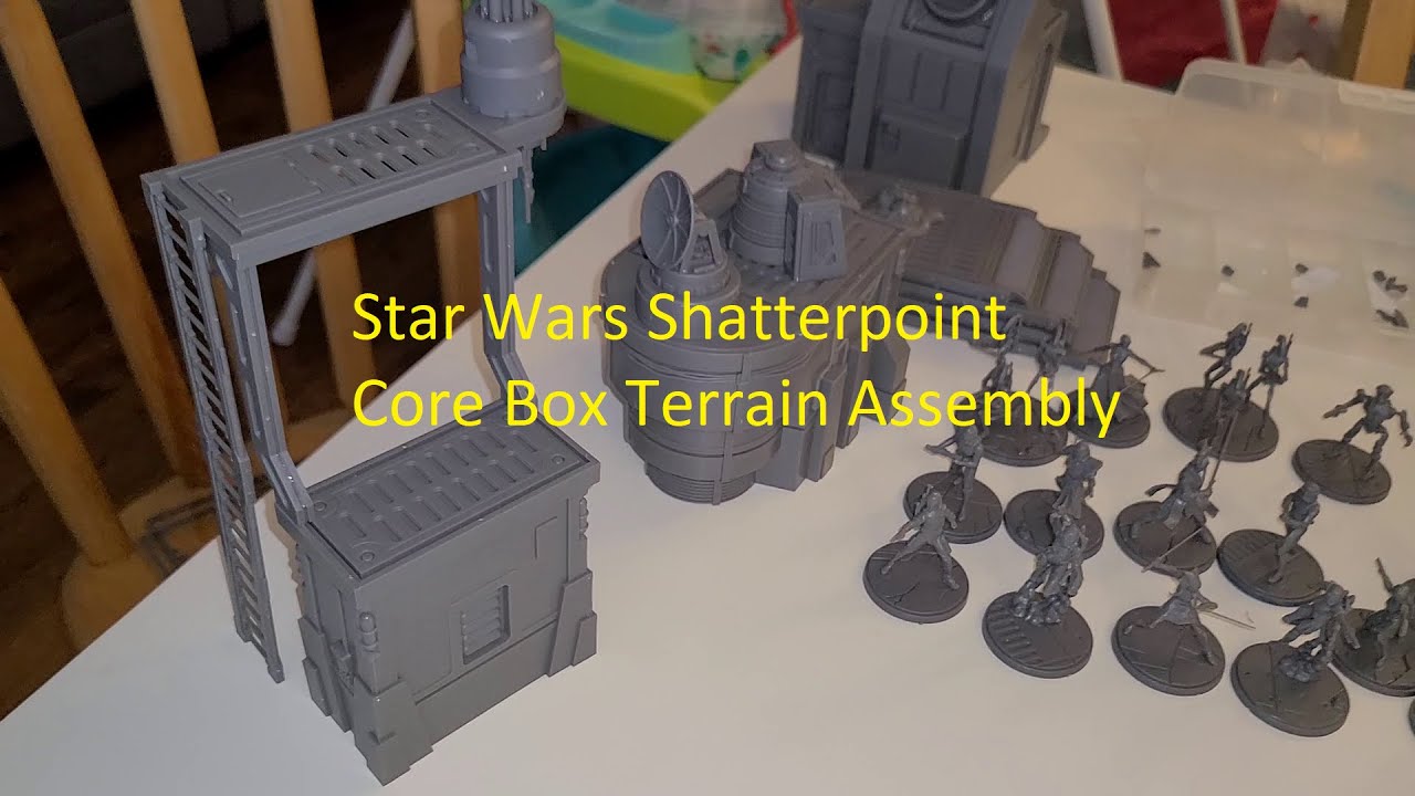 Star Wars Shatterpoint Core Box Terrain Assembly