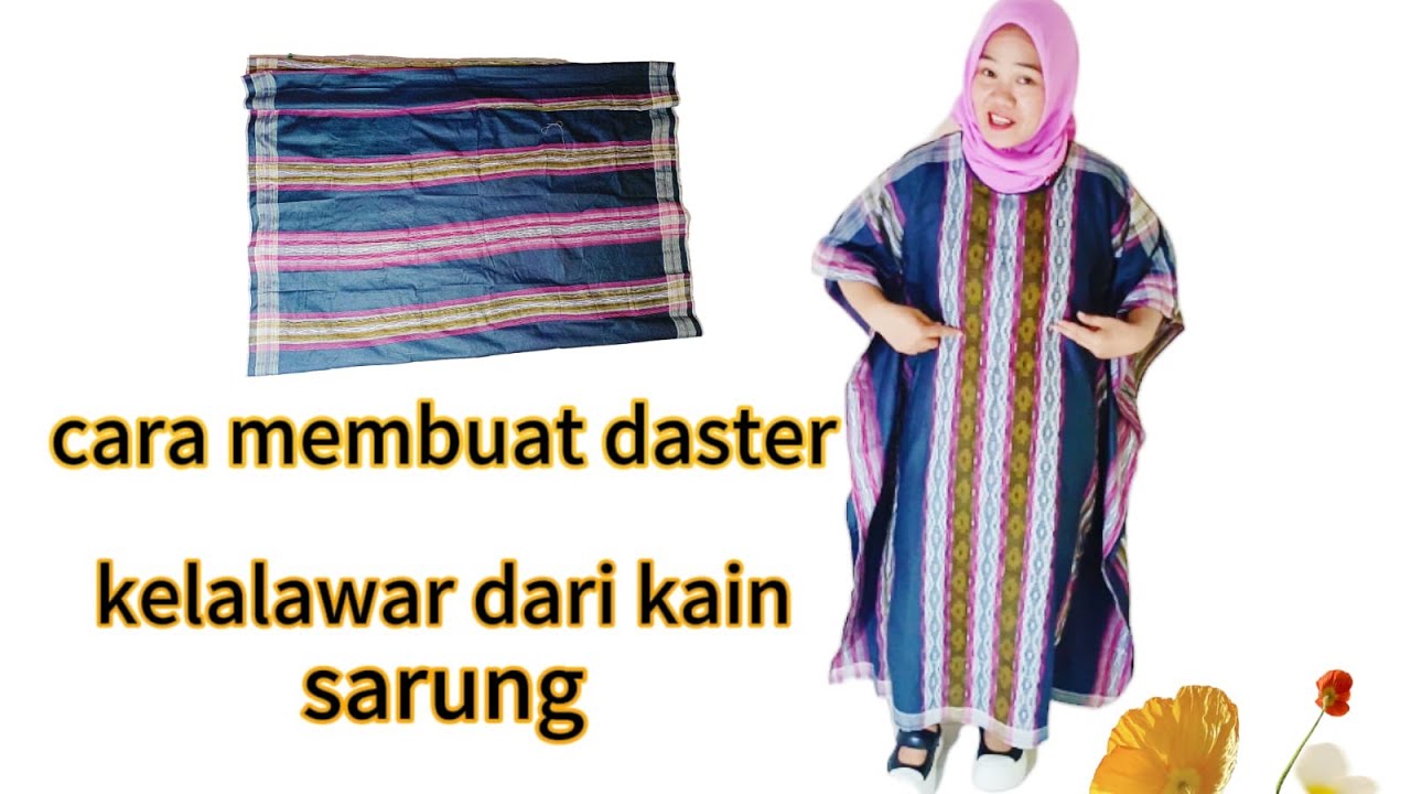 Cara membuat baju kelelawar dari sarung