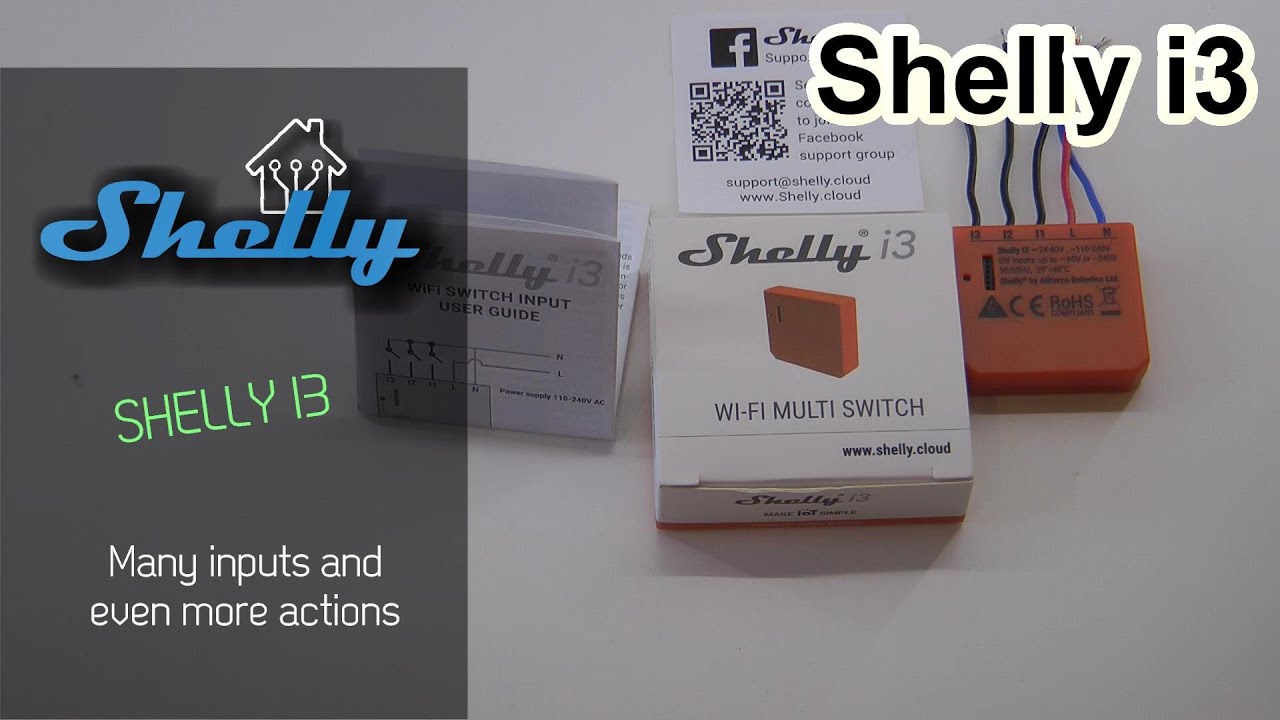 Shelly i3 - many inputs, many actions