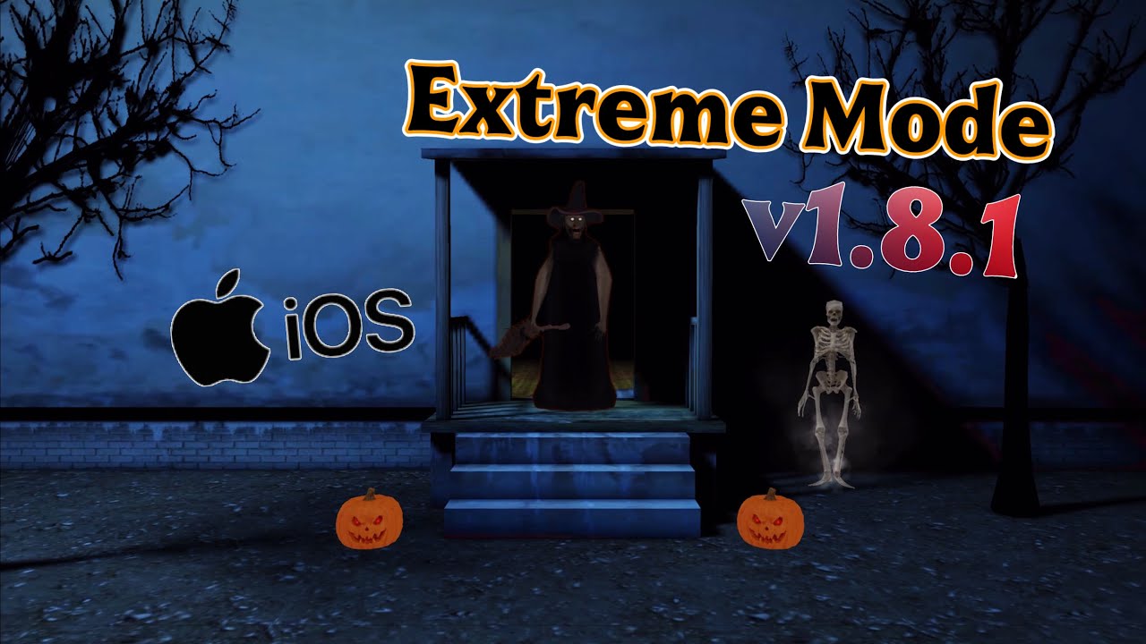 Granny iOS v1.8.1 in Extreme Mode (Halloween Theme)