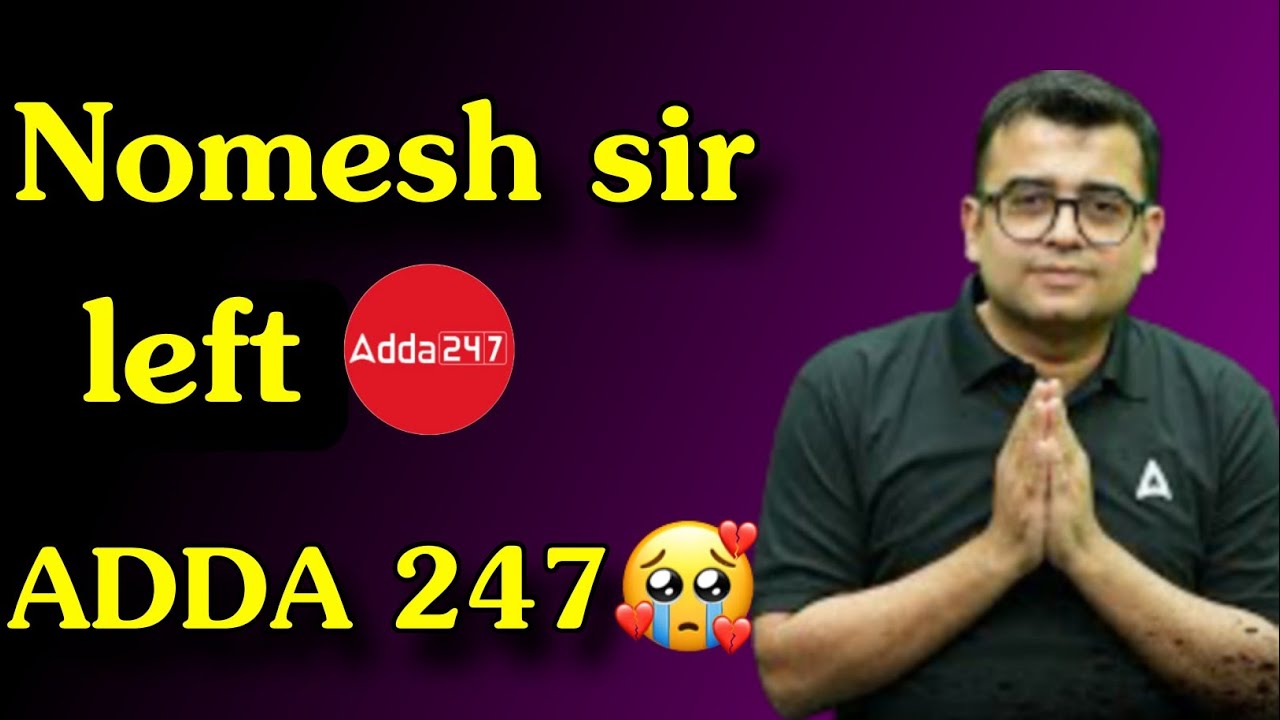 Nomesh sir left ADDA 247🥺💔 @adda247  #nomeshsir #pw #adda247 #neet2025 #yakeenbatchphysicswallah