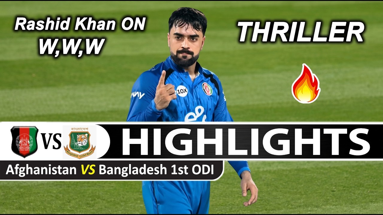 Bangladesh Vs Afghanistan Tri Nation Series Match Full Highlights | Ban Vs Afg Highlights