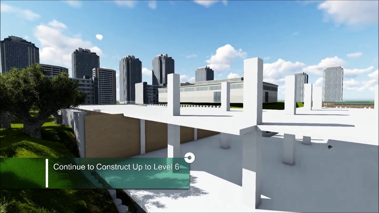Virtual Simulation for Top Down Construction Method