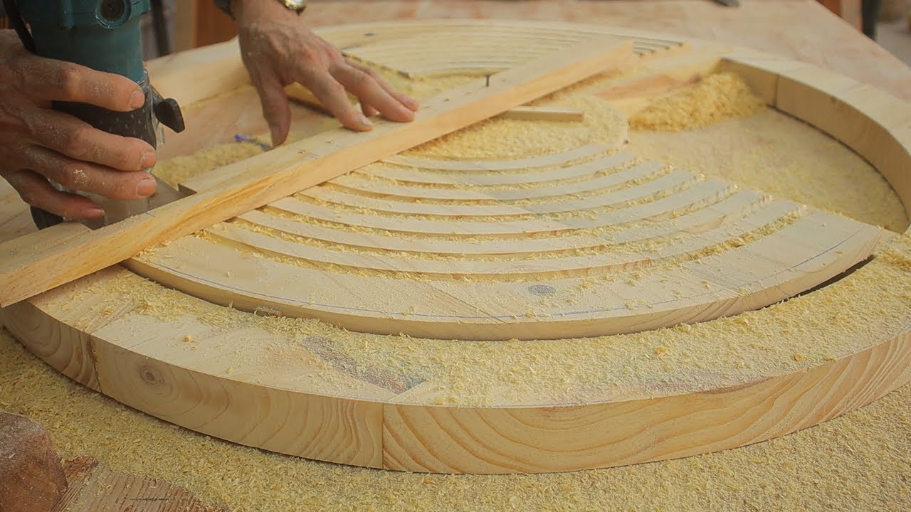 Extremely Unique Novelty Woodworking Design Project // Build A Tea Table With An Inspiring Design