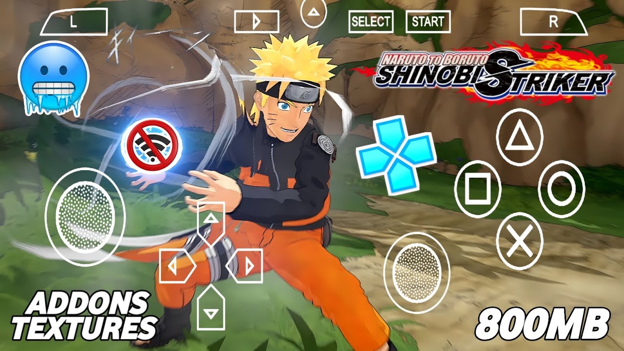Naruto to Boruto Shinobi Strickers ISO + Textures + ADDONS + SaveData (PSP) Android | PPSSPP GAME