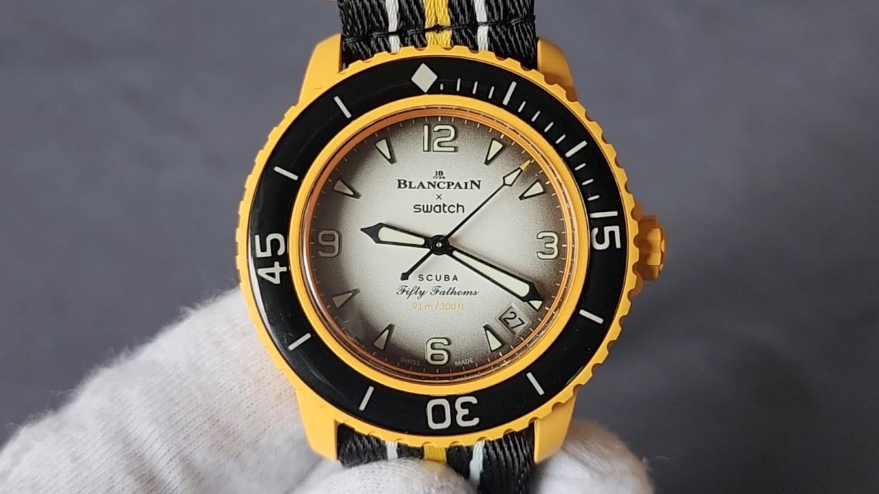 Blancpain X Swatch SCUBA Fifty Fathoms Pacific Ocean 42mm