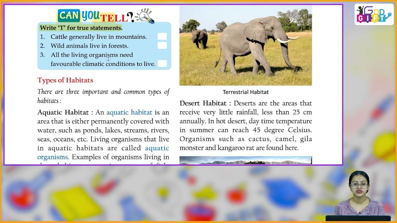 Ch 7 | Classico Books Publishing | Science | Class 06 | Habitats And Adaptations | For Children