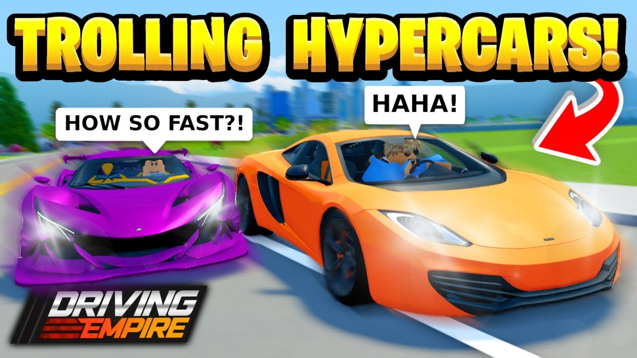 Trolling Hypercars In A BUDGET Supercar In Driving Empire!