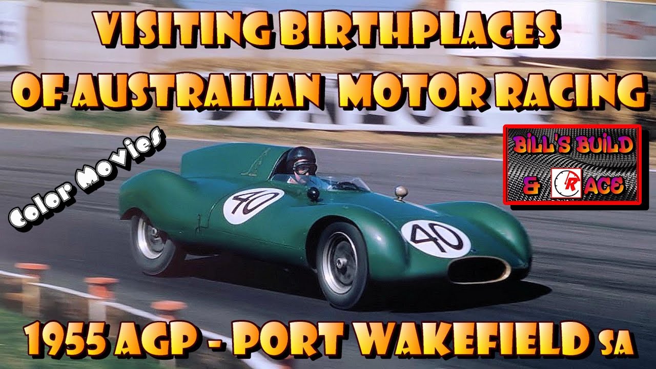 Visiting Birthplaces of Australian Motor Racing Part 18 - 1955 Port Wakefield AGP in colour
