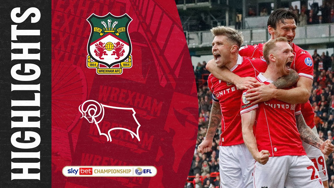 ГЛАВНЫЕ МОМЕНТЫ | Wrexham AFC против Derby County