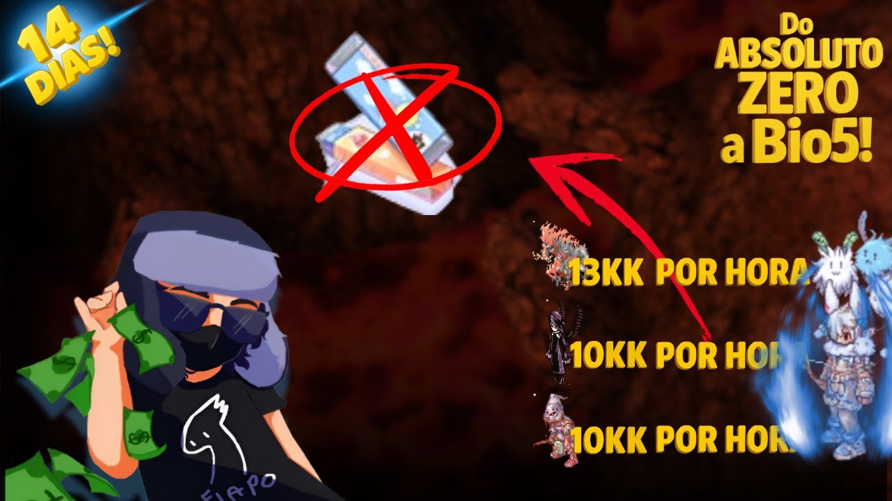 Farmando 13KK/H! Do ABSOLUTO ZERO até bio5! 14Dias depois! [Ragnatales]
