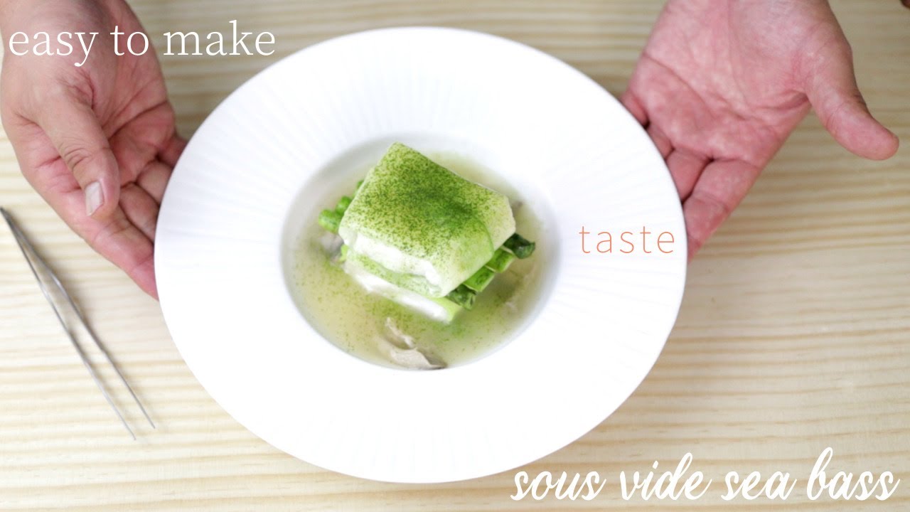Sous Vide Sea bass [농어 수비드] delicious