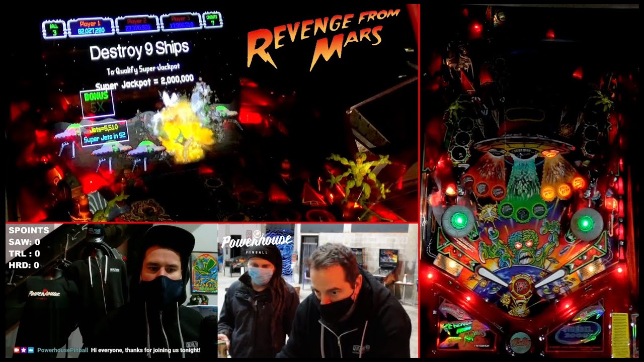 Bally Revenge From Mars Tutorial & Gameplay