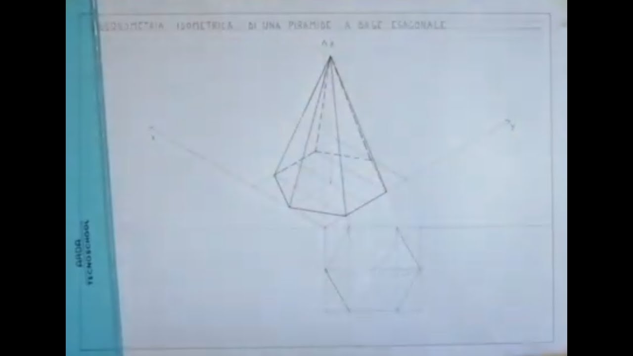 Assonometria isometrica piramide