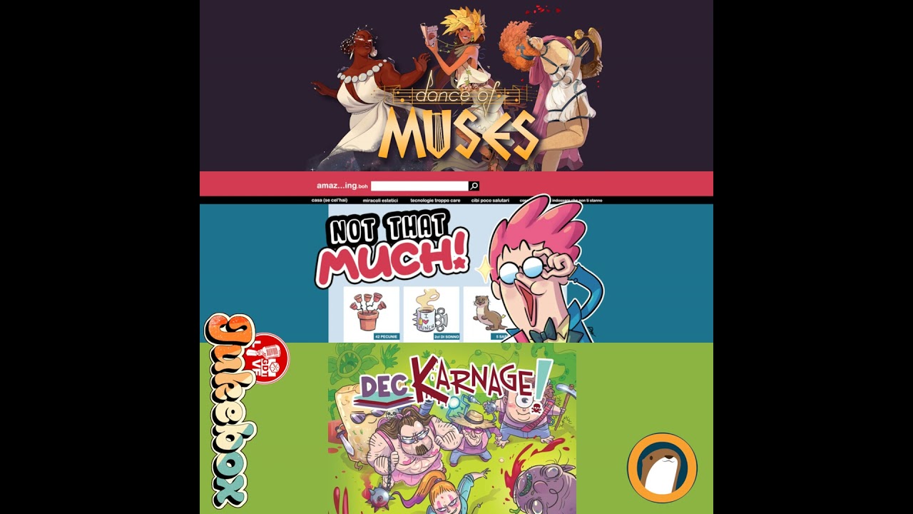Dance of Muses, Not That Much e DecKarnage: oggi scopriamo Space Otter Publishing, un interessant...