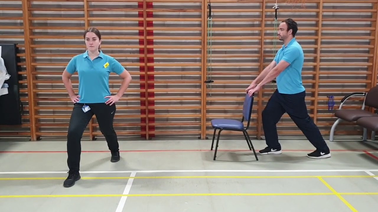 Leg exercises video from George Eliot Hospital Therapy Services