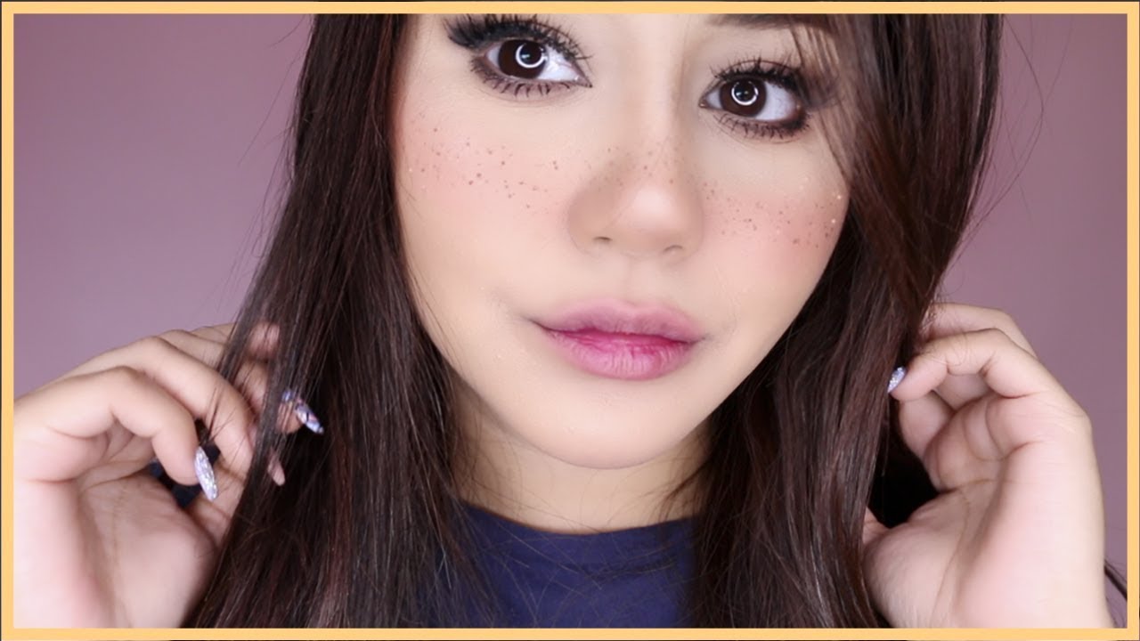 MAQUILLAJE WAIFU CON PECAS  l PASO A PASO l - mikumane