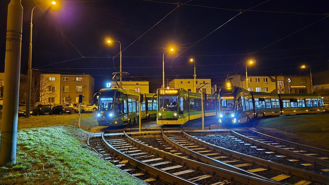 MPK Poznań - Moderus Gamma LF02AC #608 - Linia 5 kierunek: Zjazd do zajezdni Franowo 