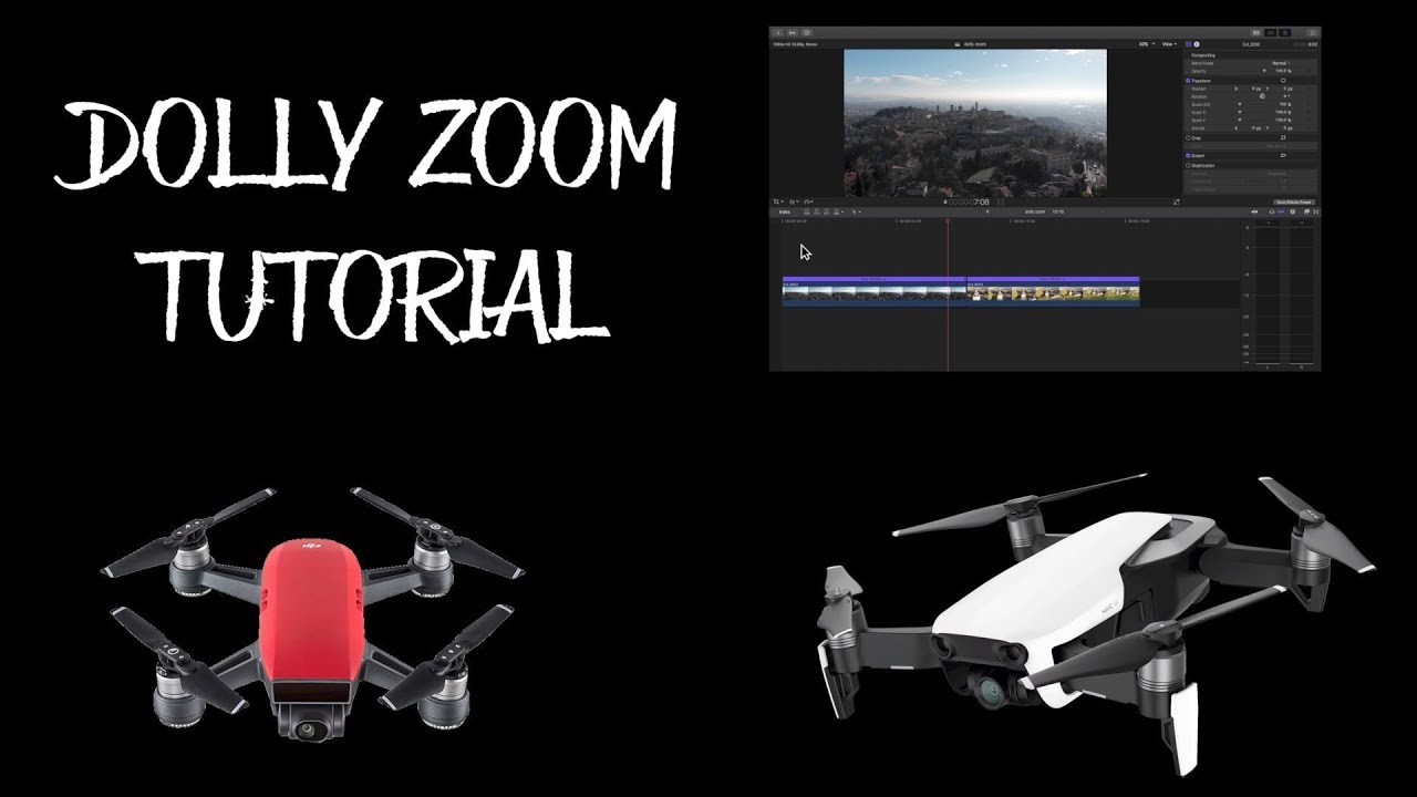 DOLLY ZOOM TUTORIAL - Come creare l'effetto Dolly zoom con qualsiasi drone