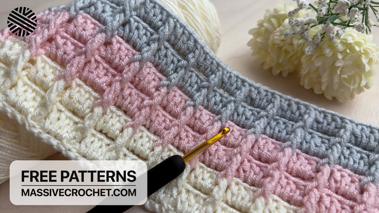 VERY EASY Crochet Pattern for Beginners!⚡️Crochet Stitch for Baby Blanket & Bag
