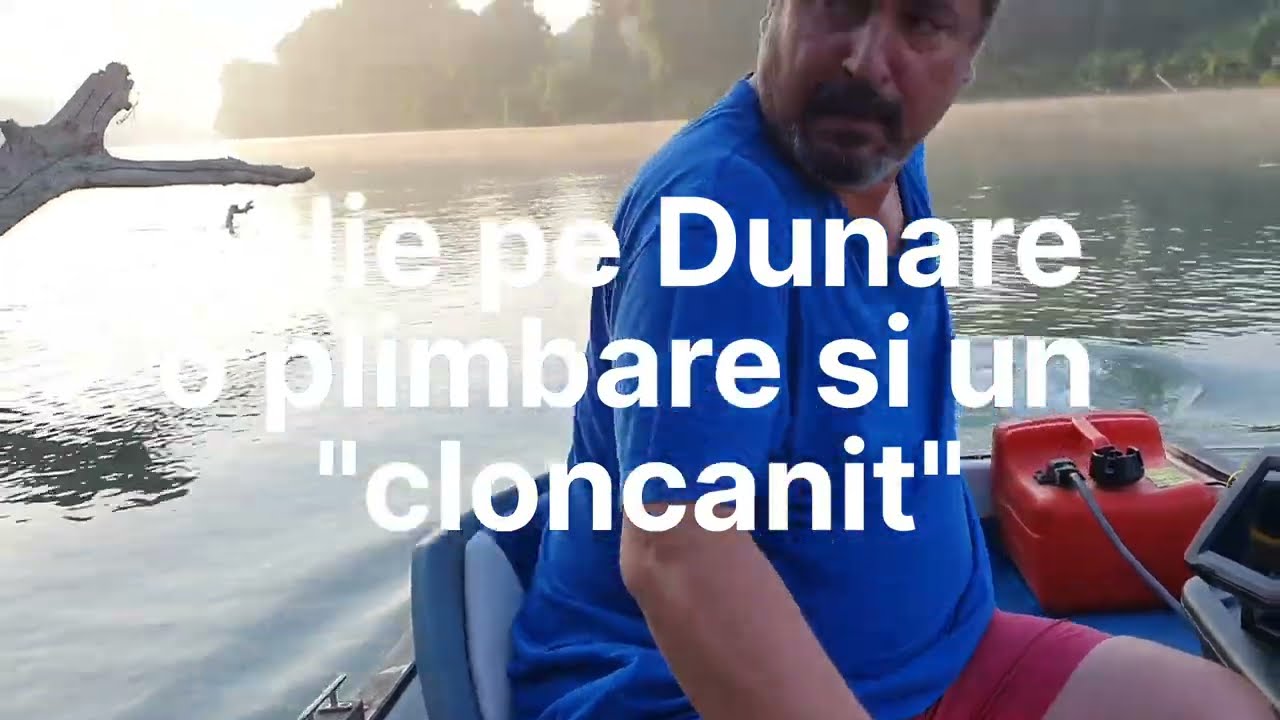 O zi caniculara pe Dunare, stationar  si clonc.