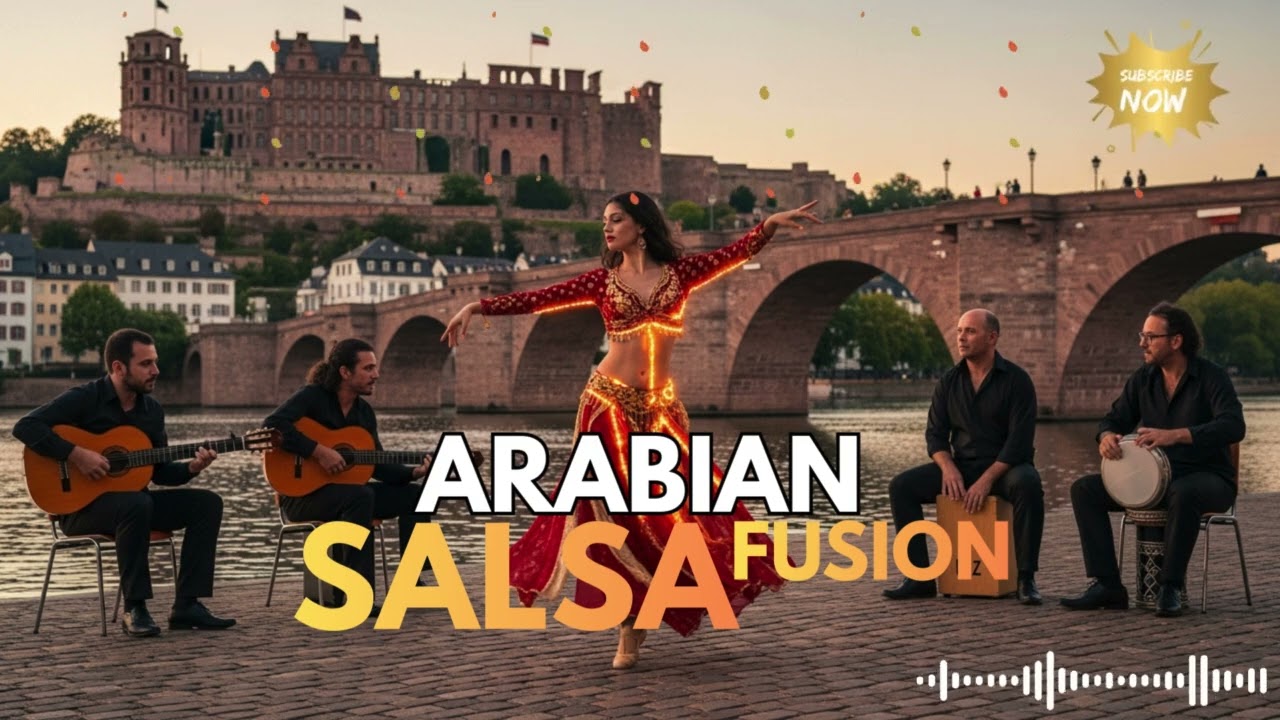 Arabian Salsa Nights 🪕 | Latin Rhythms & Sahara Soul Fusion 🌙
