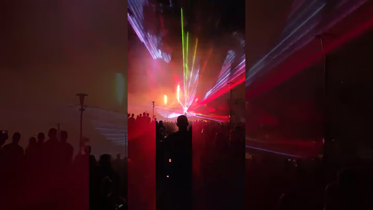 Weinfest Sand am Main Lasershow 2023