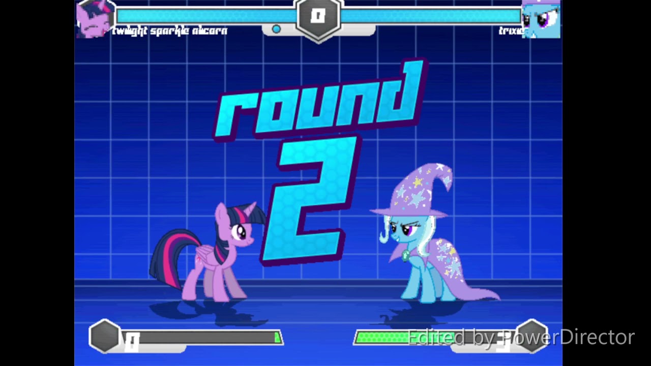 M.U.G.E.N Twilight Sparkle VS. Trixie Lulamoon.