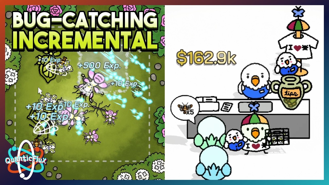 Get Insanely Rich in this Cute Bug-Catching Incremental! | Budgie's Bug Shop