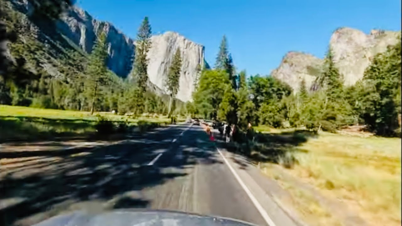Scenic Drive from Lake Tahoe to Yosemite National Park 4K