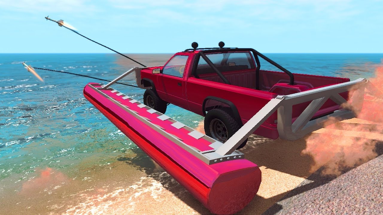 Rocket Ride Crashes #3 Beamng Drive