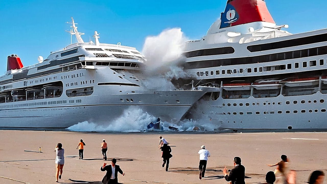 Les Plus Grandes Collisions Et Erreurs de Bateaux Film&eacute;s