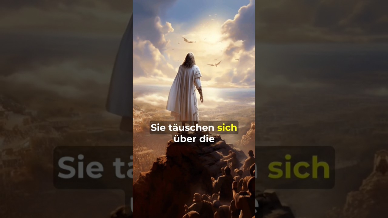 Sie t&auml;uchen sich &uuml;ber die Wiederkehr Jesu#jesu,#t&auml;uchen, #crist&atilde;o #krebs #jesus