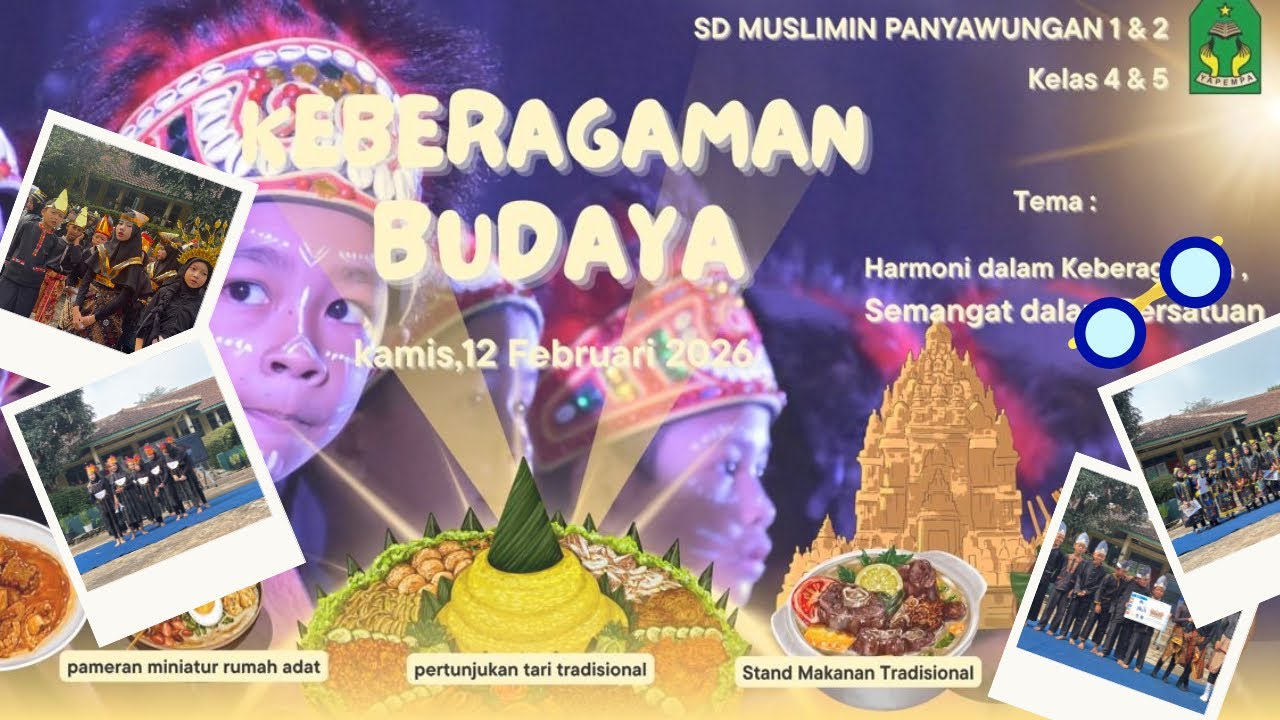 KEBERAGAMAN BUDAYA INDONESIA!! KOKULIKULER KELAS 4 DAN 5 SD MUSLIMIN PANYAWUNGAN 02